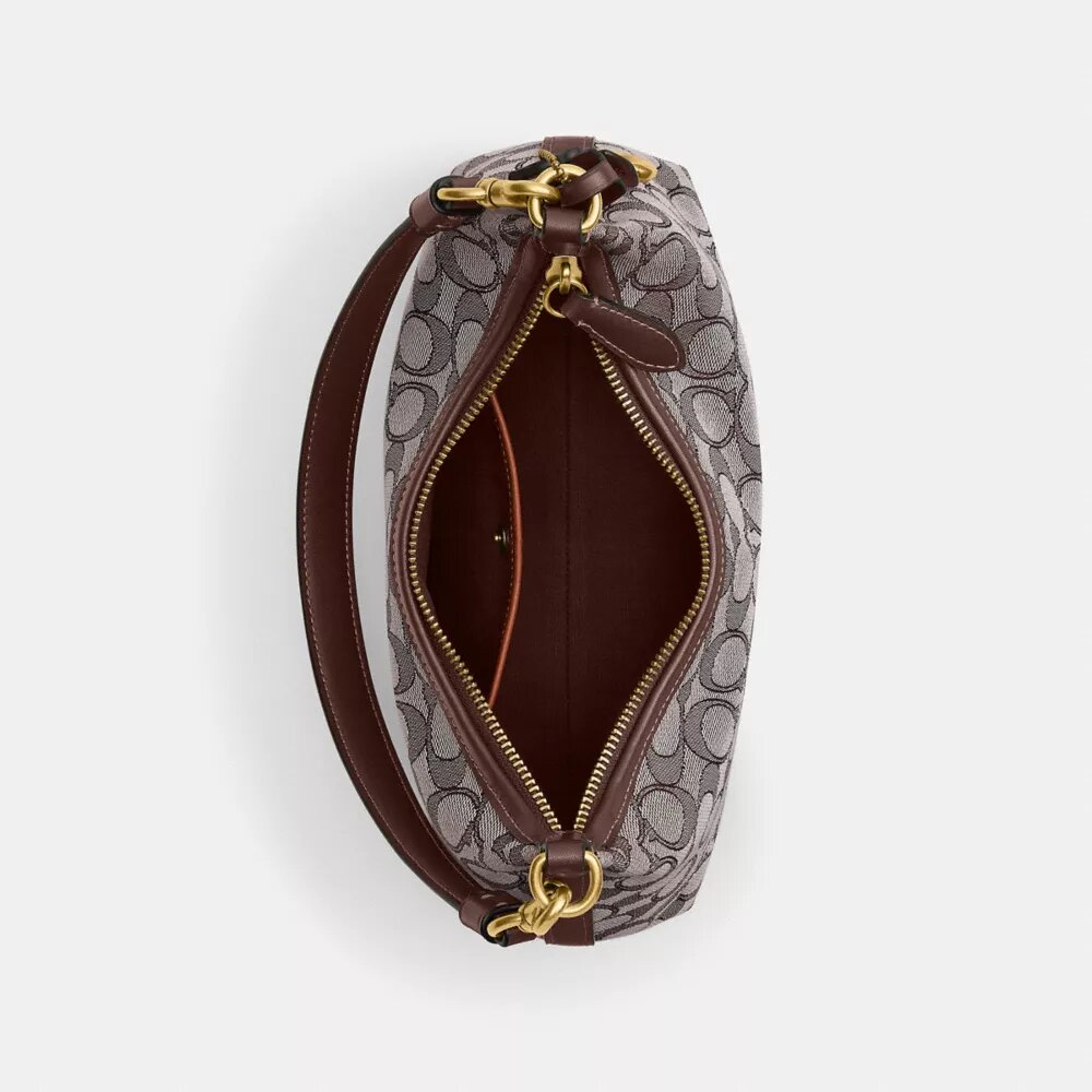 Genți de umăr Juliet 25 în model Jacquard semnătura
