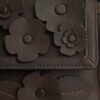 Genți de umăr mică Etta cu clapă și aplicație florală