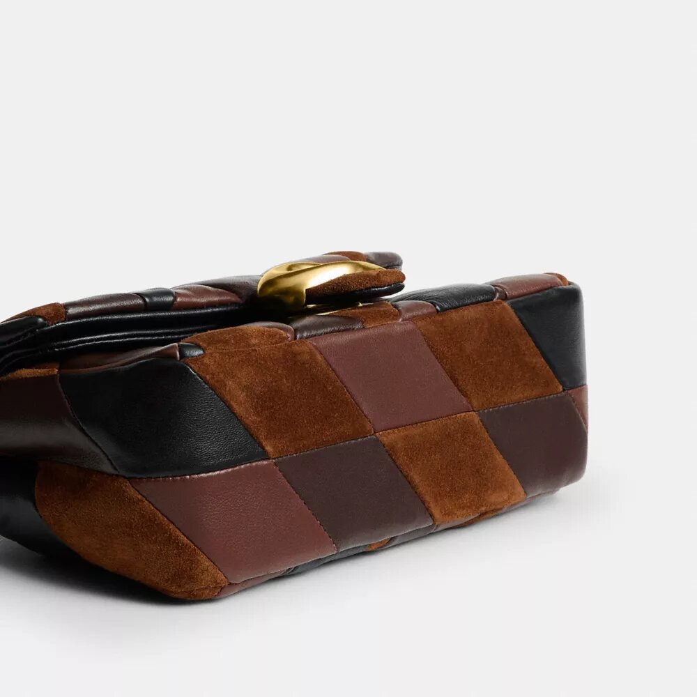 Genți de umăr Tabby 20 cu matlasare în stil patchwork