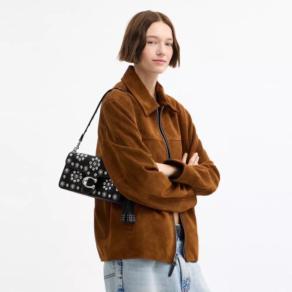 Genți de umăr Tabby 26 cu nituri în stil western