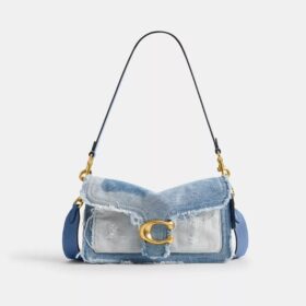 Genți de umăr Tabby 26 cu patchwork din denim reciclat