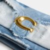Genți de umăr Tabby 26 cu patchwork din denim reciclat