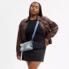 Genți de umăr Tabby 26 cu patchwork din denim reciclat