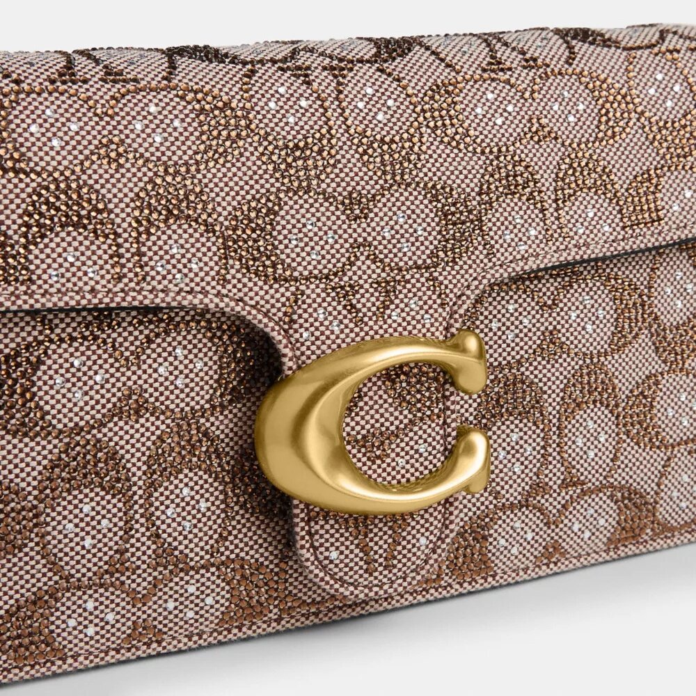 Genți de umăr Tabby 26 în model Jacquard Crystal Signature