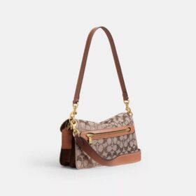 Genți de umăr Tabby 26 în model Jacquard Crystal Signature