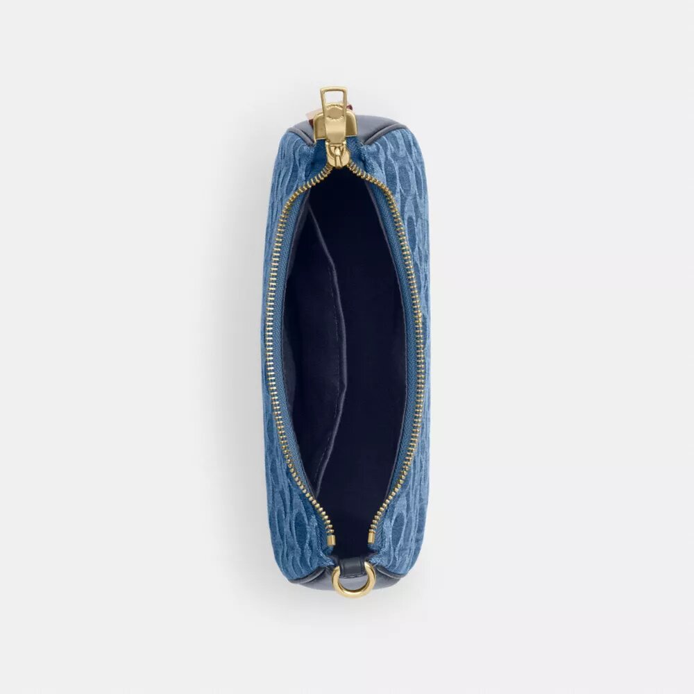 Genți de umăr Teri din denim semnătura