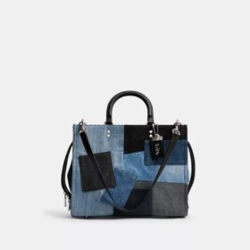 Genți Rogue cu patchwork din denim reciclat