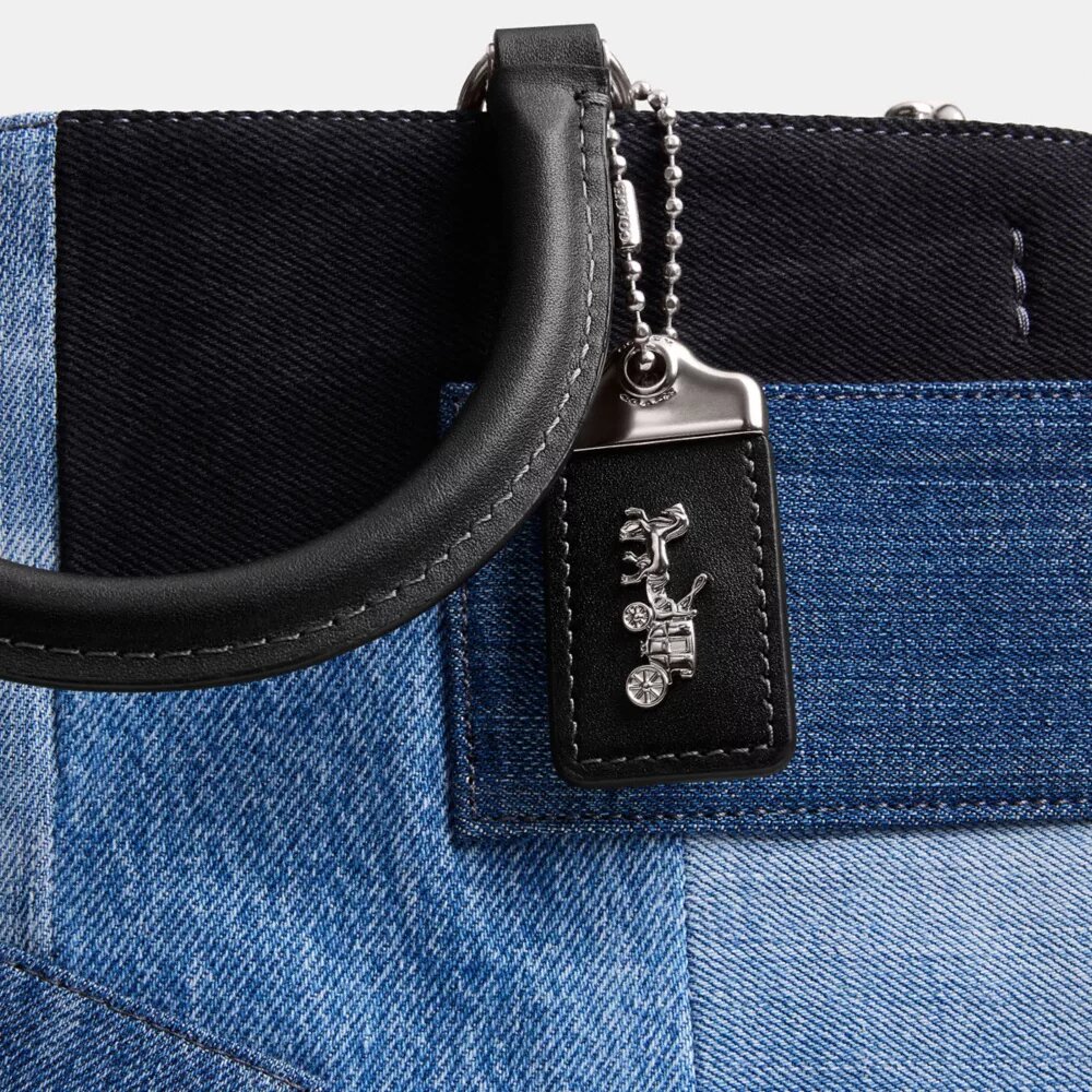 Genți Rogue cu patchwork din denim reciclat