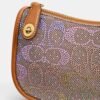 Genți Swinger 20 cu lanț din jacquard cu model Crystal Signature