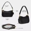 Genți Swinger 20 cu lanț din jacquard cu model Crystal Signature