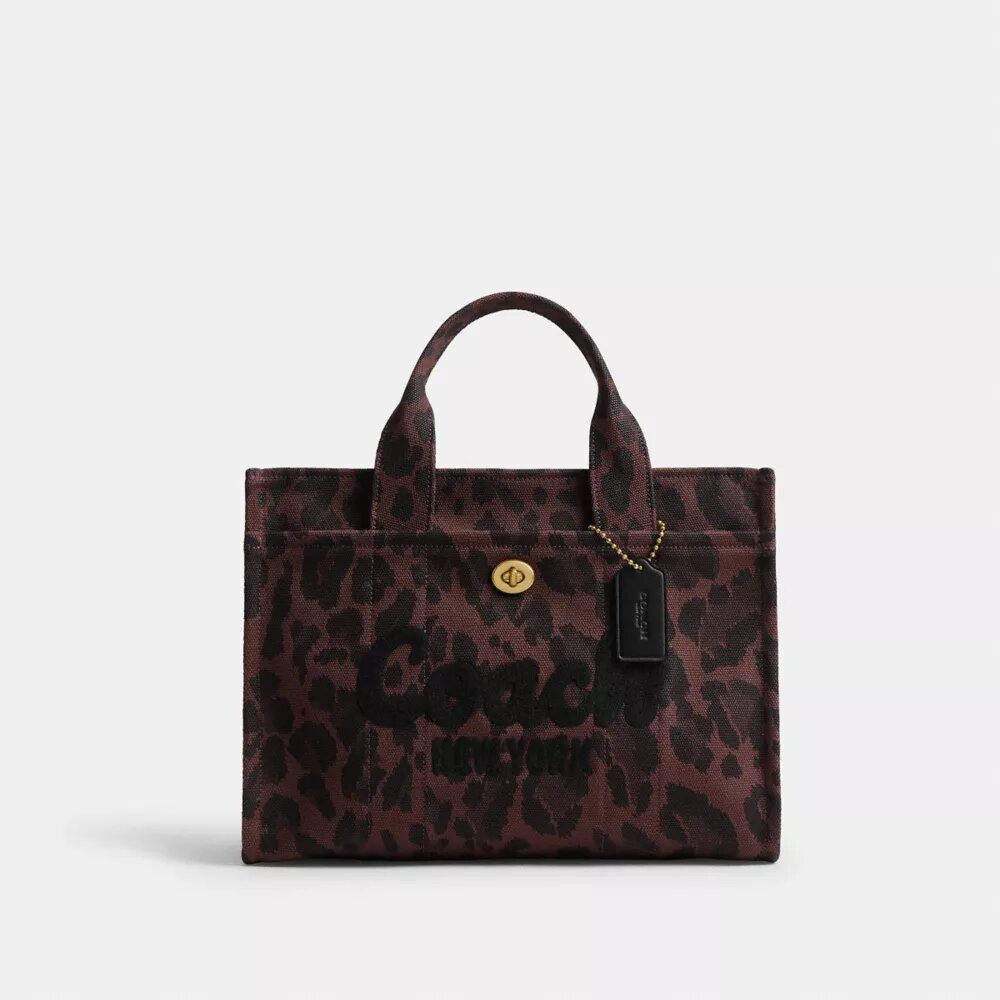 Genți Tote cu imprimeu leopard