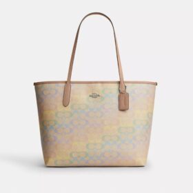 Genți Tote din Signature Canvas Rainbow