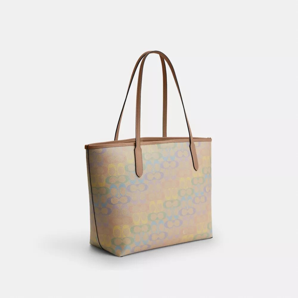 Genți Tote din Signature Canvas Rainbow