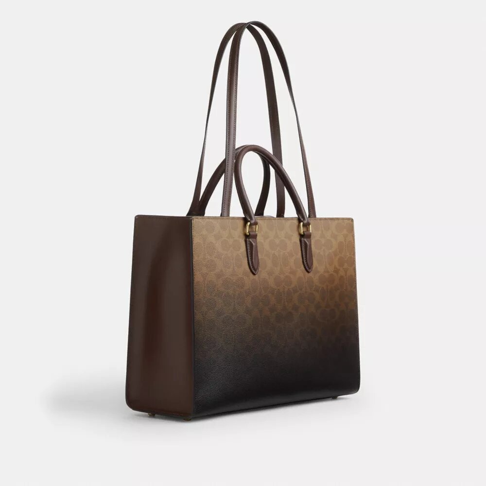 Genți Tote Maggie din pânză Ombre Signature Canvas
