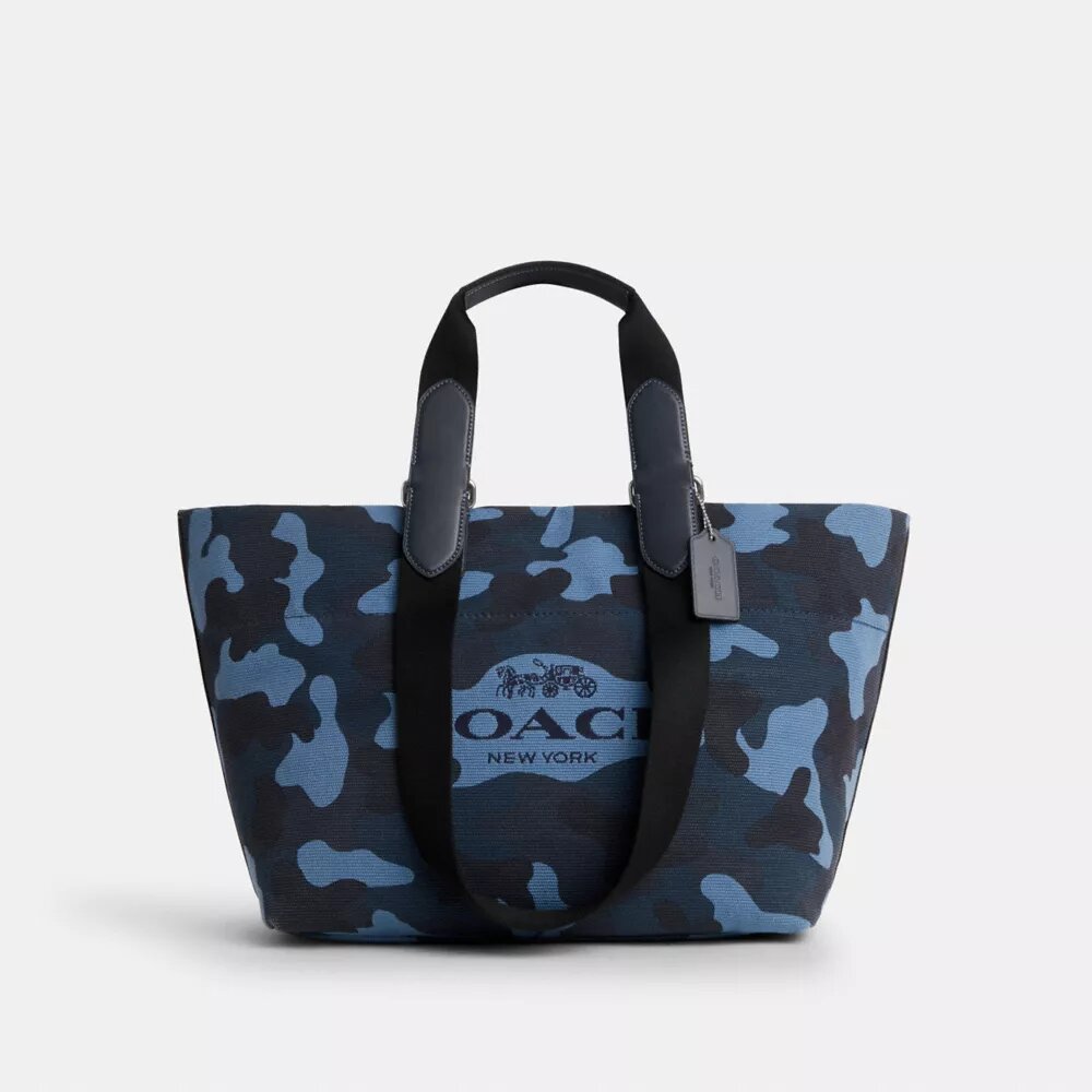 Genți Tote mică cu imprimeu camuflaj