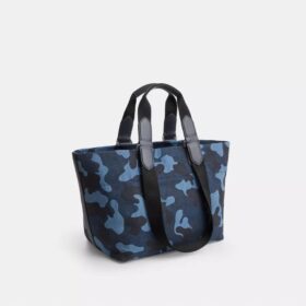 Genți Tote mică cu imprimeu camuflaj