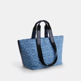 Genți Tote mică de turism din denim caracteristic