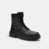 Ghete combat cu jacquard caracteristic