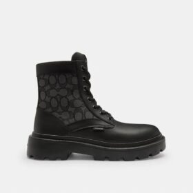 Ghete combat cu jacquard caracteristic