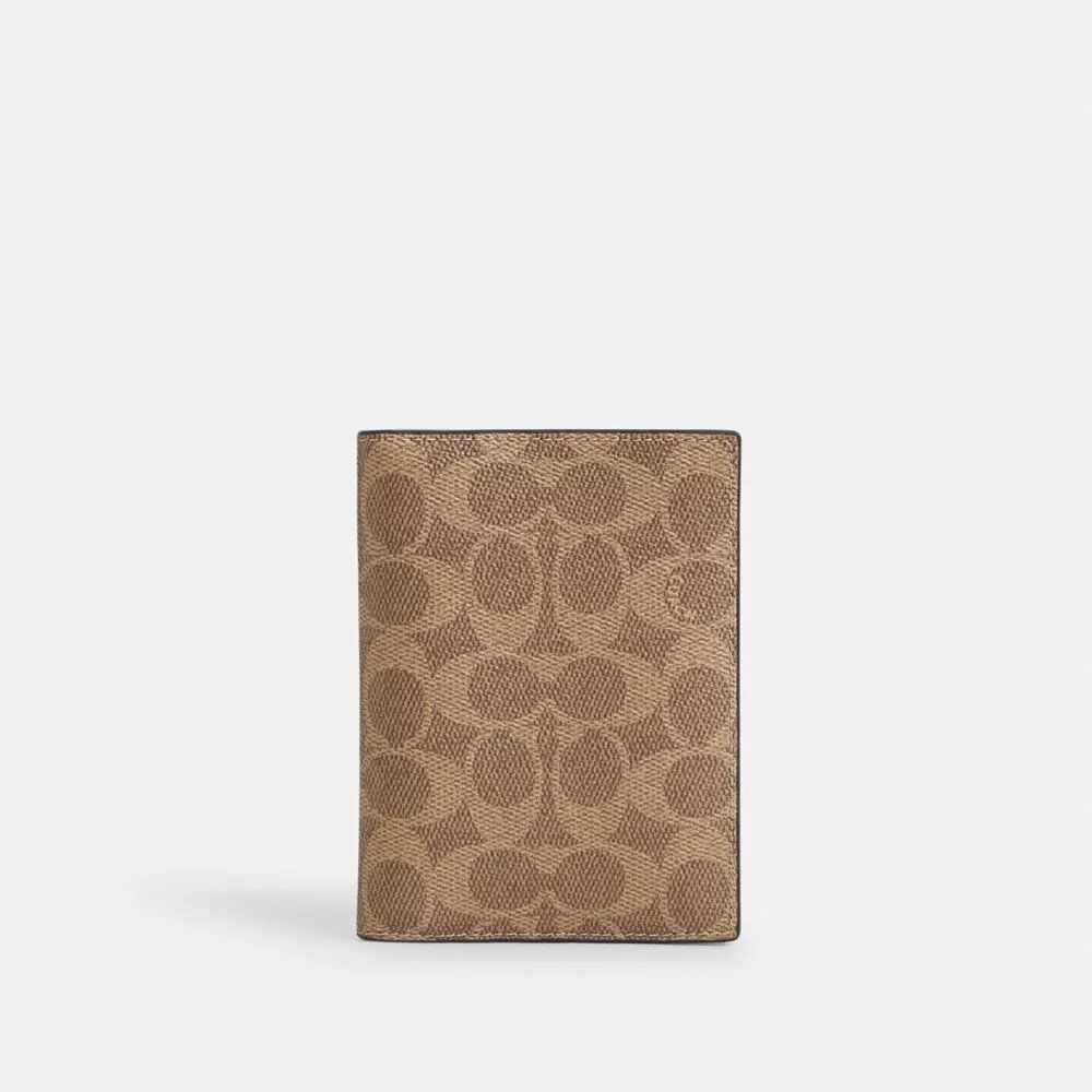 Husă pentru pașaport din Signature Canvas