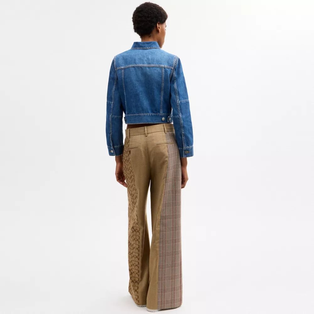 Jachetă de lucru din denim cu croială strâmtă