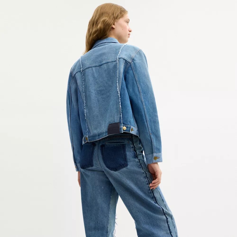 Jachetă din denim refolosit