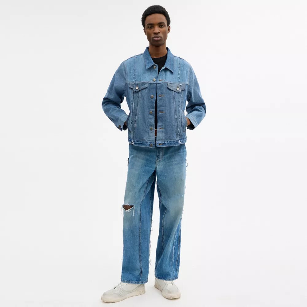 Jachetă din denim refolosit