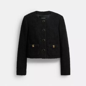 Jacheta Heritage C din țesătură bouclé