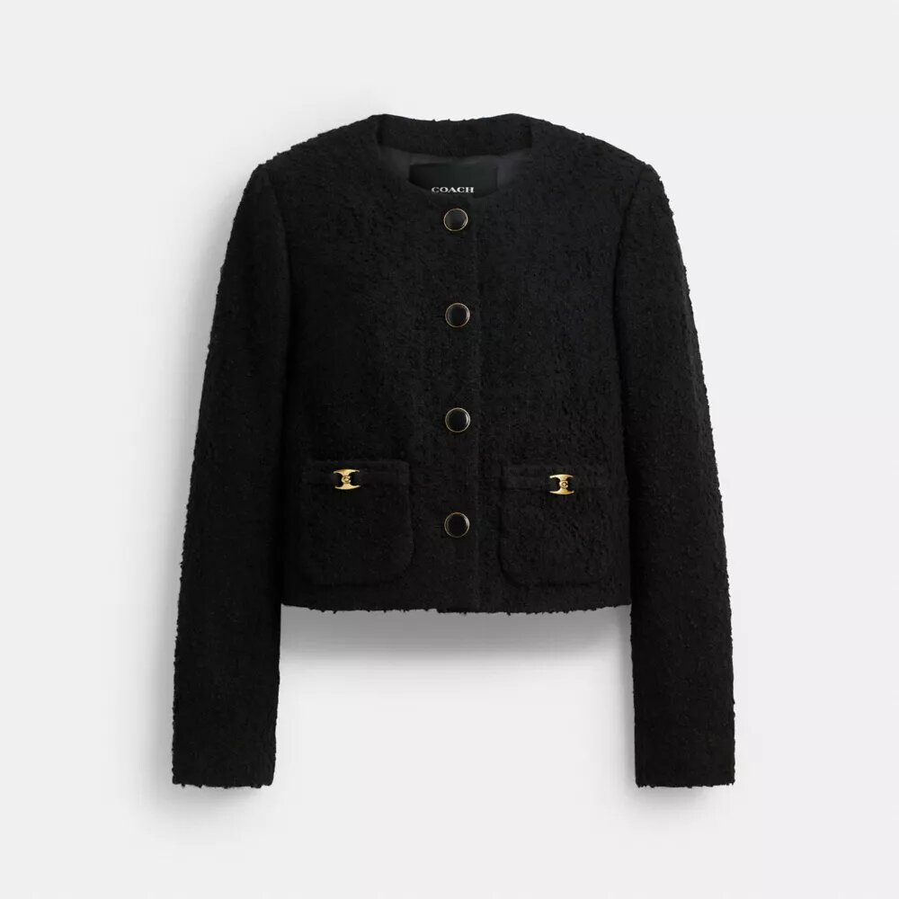 Jacheta Heritage C din țesătură bouclé