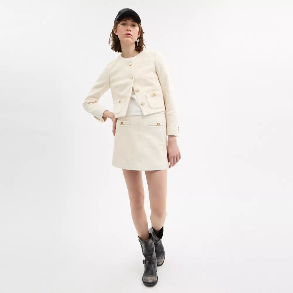 Jacheta Heritage C din țesătură bouclé