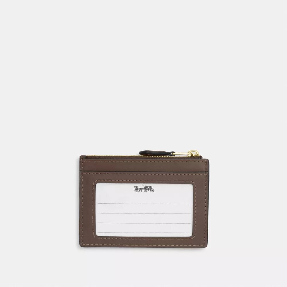 Mini-port-ID subțire din jacquard semnătura cu broderie florală