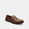 Mocasini Liam din țesătură jacquard semnată
