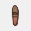 Mocasini Liam din țesătură jacquard semnată