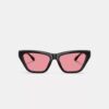 Ochelari de soare „Cat Eye” cu detalii „C”