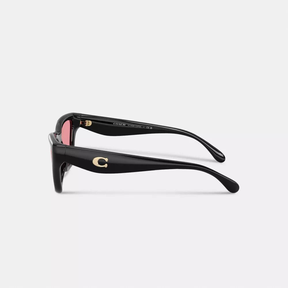 Ochelari de soare „Cat Eye” cu detalii „C”