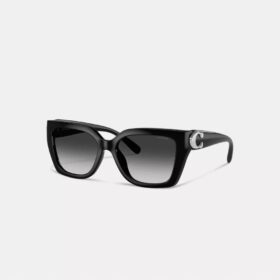 Ochelari de soare „Cat Eye” pătrați, cu ramă sculptată, model „Full Fit Maxi C”