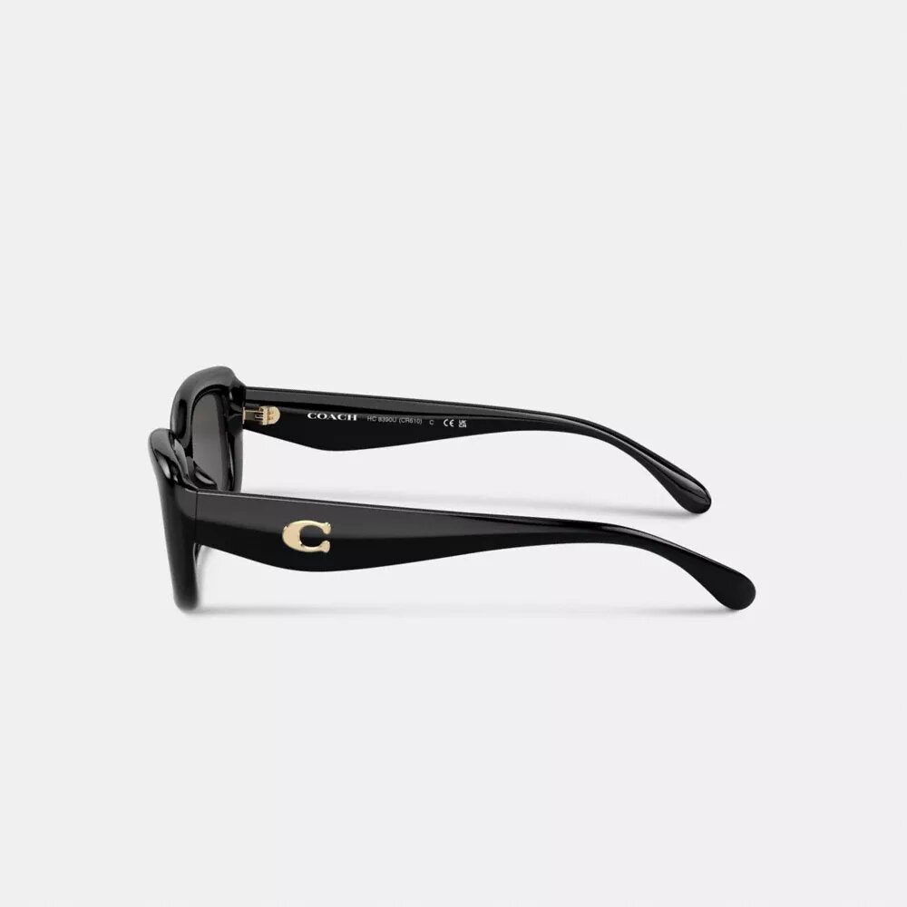 Ochelari de soare dreptunghiulari înguști cu accesorii C