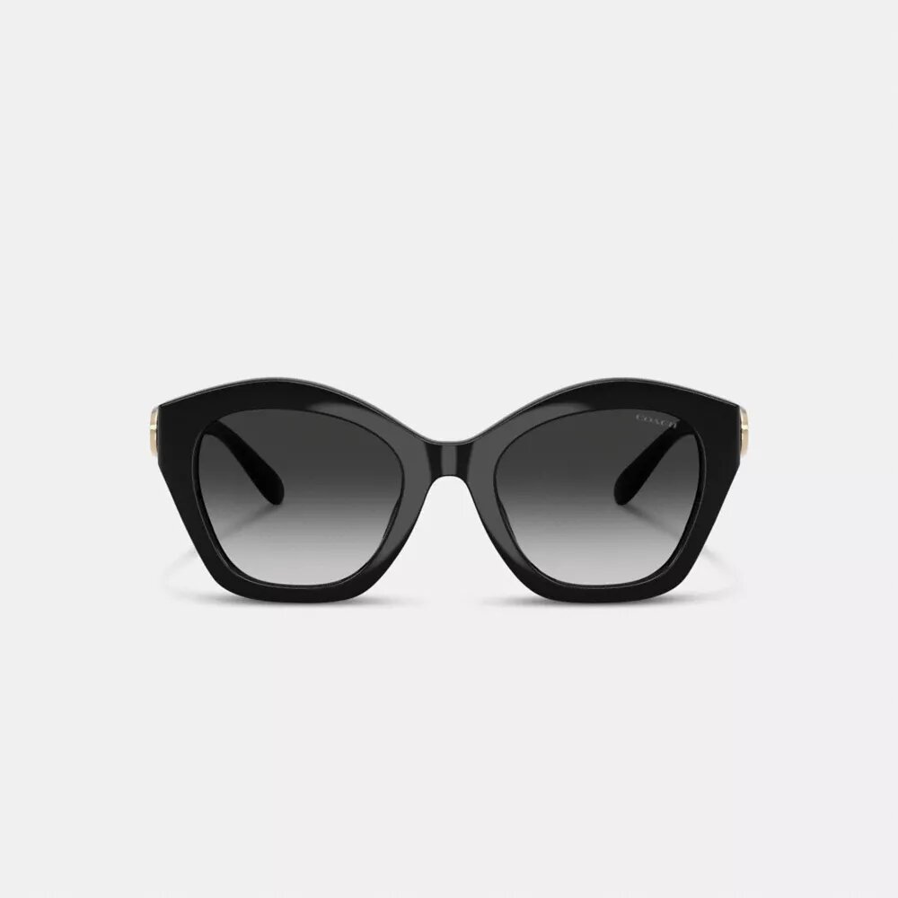 Ochelari de soare geometrici supradimensionați „Maxi Sculpted C”