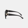 Ochelari de soare geometrici supradimensionați „Maxi Sculpted C”
