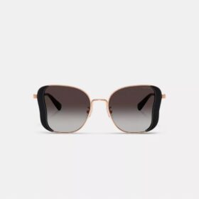 Ochelari de soare metalici C Hardware, model „Butterfly Square”