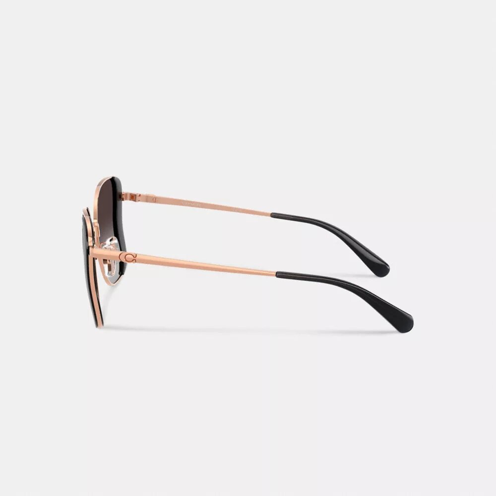 Ochelari de soare metalici C Hardware, model „Butterfly Square”