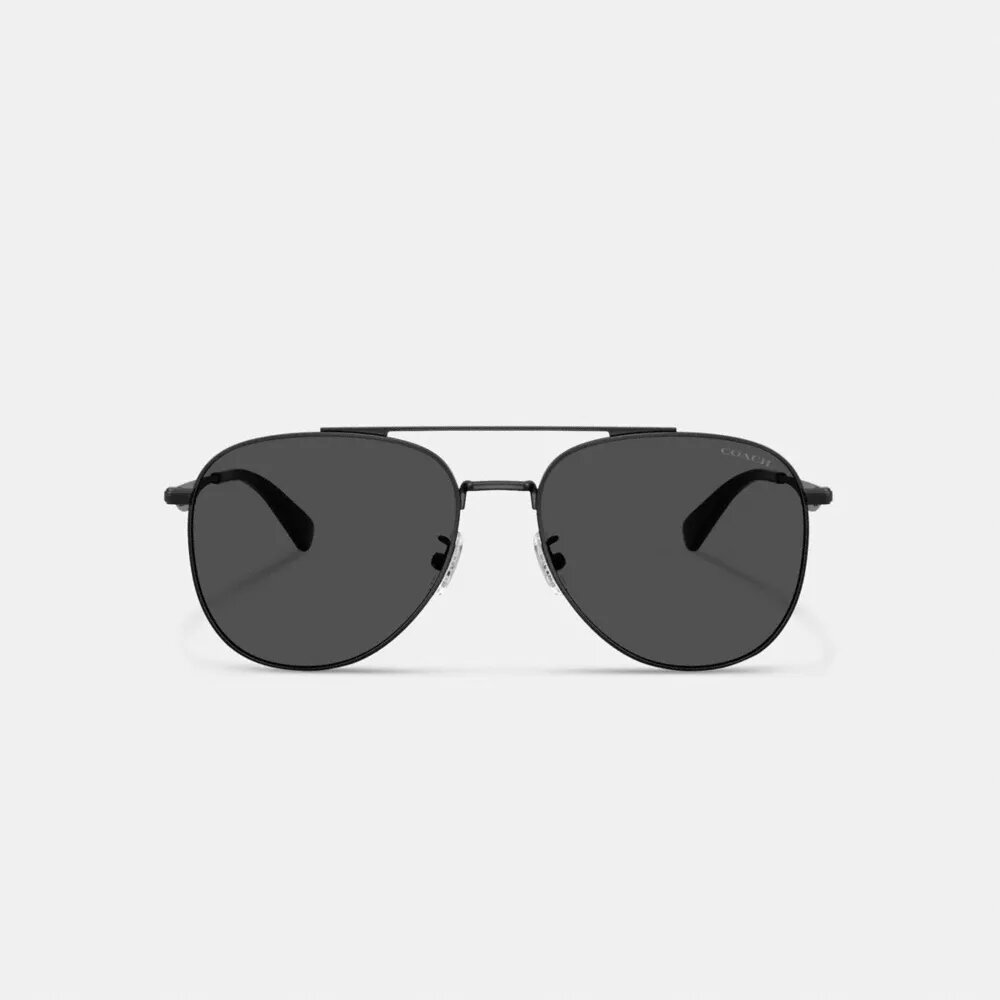 Ochelari de soare metalici de pilot cu accesorii aurii