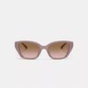 Ochelari de soare pătrați „Cat Eye” cu accesorii metalice „C”