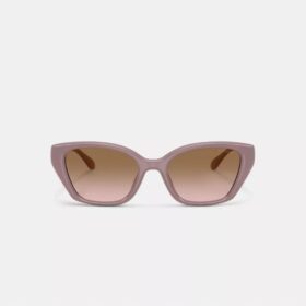 Ochelari de soare pătrați „Cat Eye” cu accesorii metalice „C”