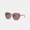 Ochelari de soare rotunzi supradimensionați Maxi Sculpted C