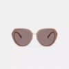Ochelari de soare rotunzi supradimensionați Maxi Sculpted C