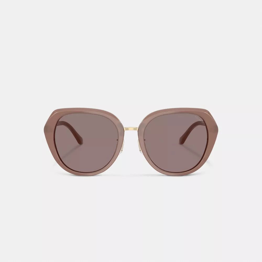 Ochelari de soare rotunzi supradimensionați Maxi Sculpted C