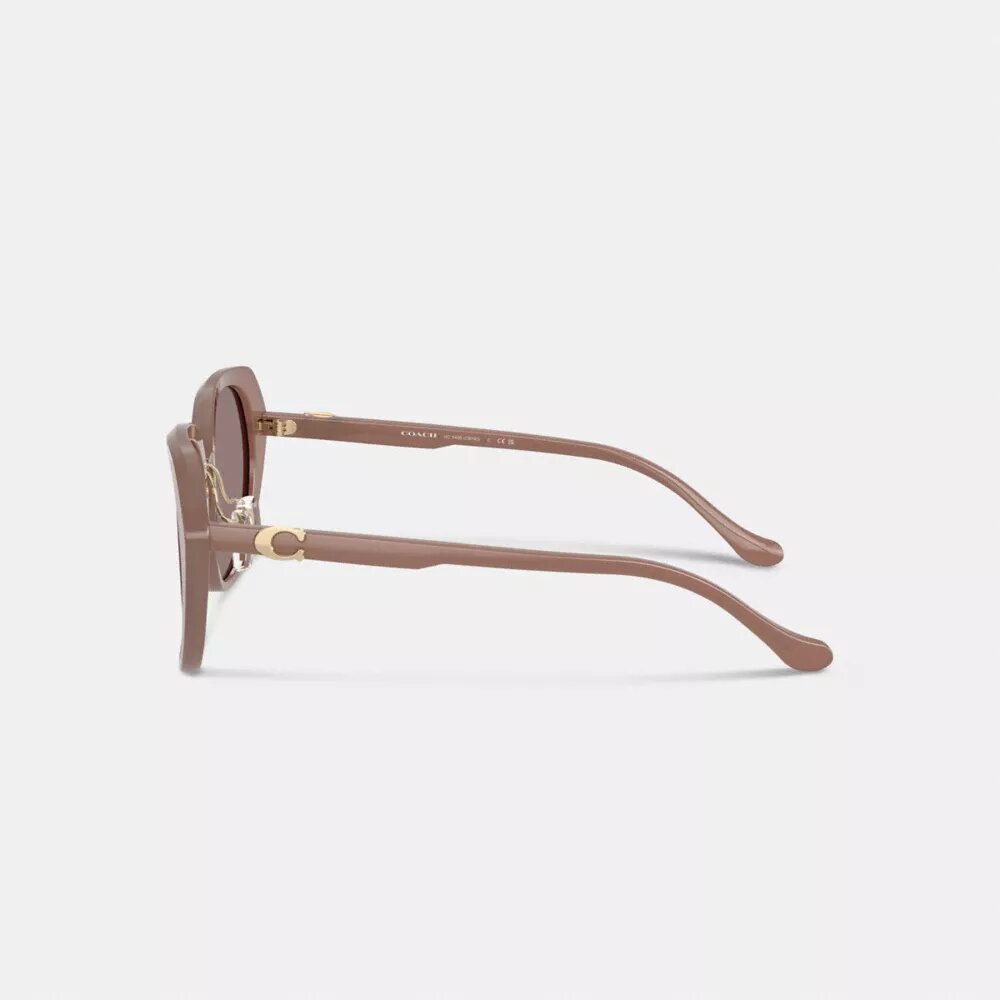 Ochelari de soare rotunzi supradimensionați Maxi Sculpted C