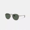 Ochelari de soare rotunzi Windsor din metal