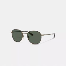 Ochelari de soare rotunzi Windsor din metal